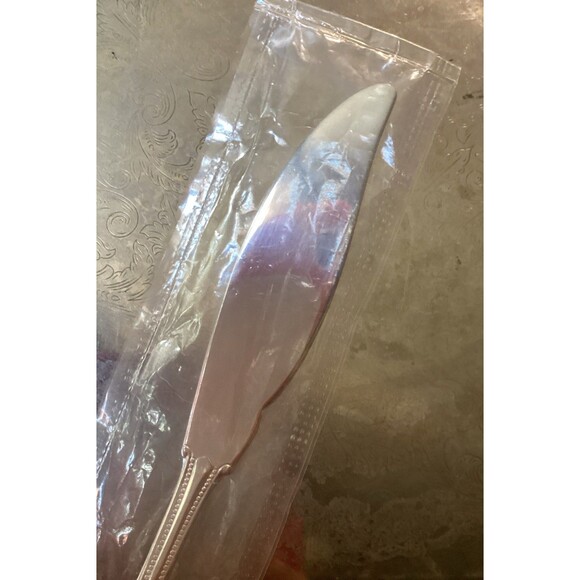Oneida Silver Arbor Silver Plated Butter Serving Knife Sealed NIP 1992 - Picture 3 of 9